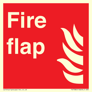 Fire flap